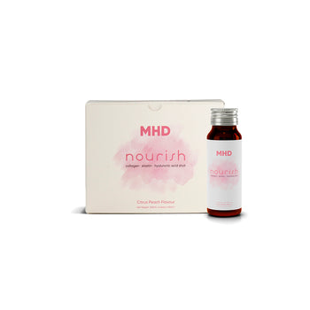 MHD® Nourishing Dual Peptide Hydrating Skin Oral Solution - Elastin, Collagen, Hyaluronic Acid (6 bottles)