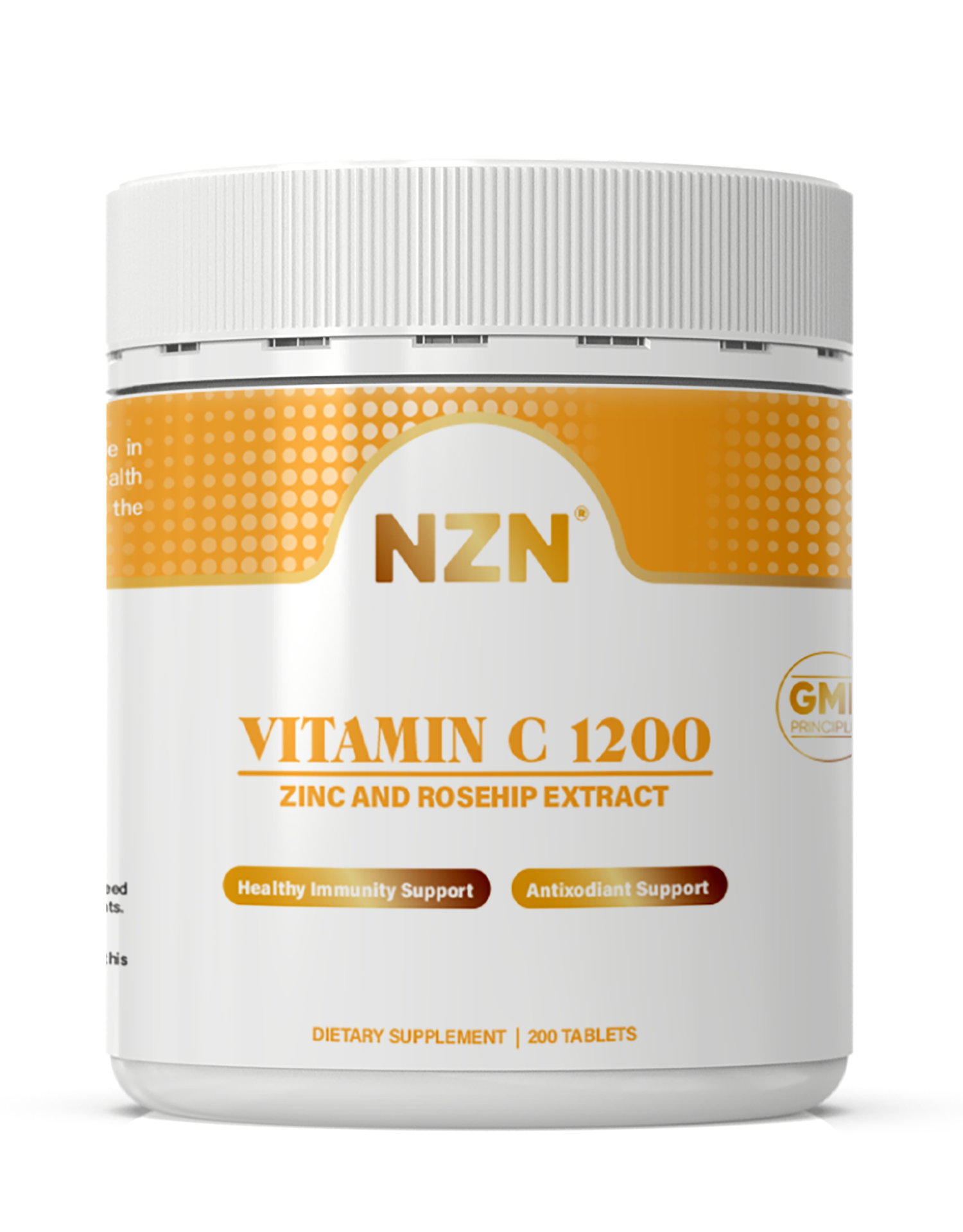 NZN®强效维生素C（含锌和玫瑰果）软胶囊*200粒 - PullmoonNZ