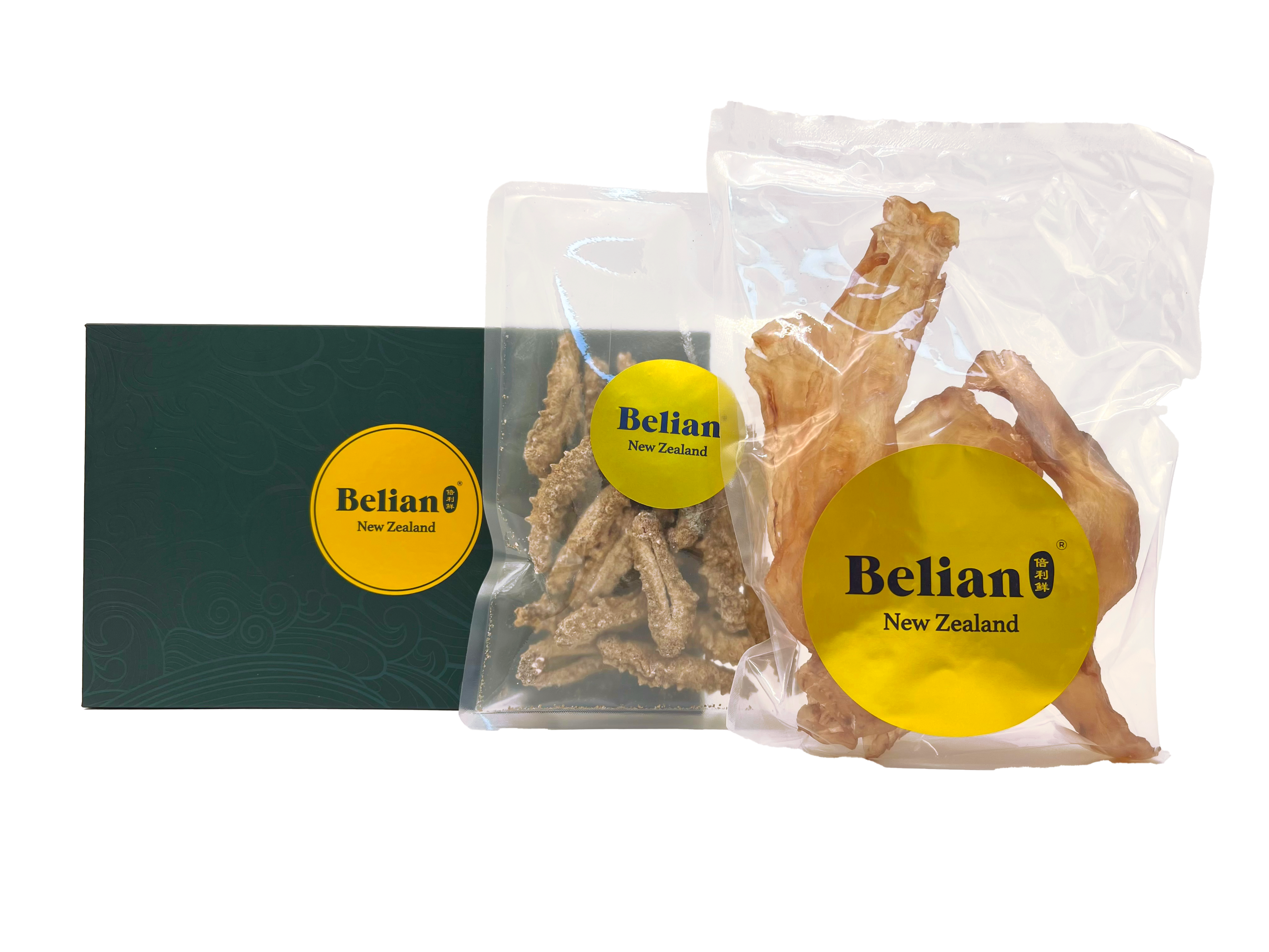 Belian Dried Fish Maw & NZ Southern Golden Sea Cucumber Combo 250g